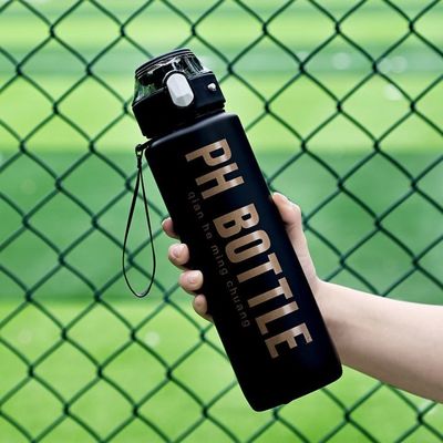 comprar Libre de BPA 1000 ml 1 litro Botella de agua para bebedores con paja Para adultos Color gradiente 32 onzas Gran capacidad Muchos colores Reutilizables Sin olor online manufacture