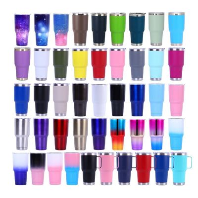 comprar Infrangible Eco Amigo Libre de BPA 30 Oz Vacuo aislado Tumbler delgada de doble pared Tumblers de metal personalizado se ajusta a la mayoría de los portavasos resistente a la oxidación online manufacture