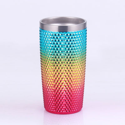 comprar Bling Diamante de tornillo tapas personalizadas Brillo Botella de agua de plástico 20 oz botella de agua reutilizable Logotipo personalizado Gran estampado Tumbler elegir online manufacture