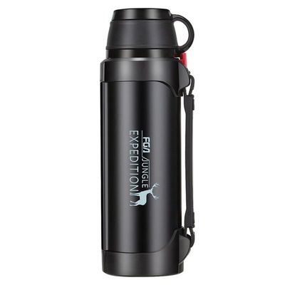 comprar 1200ml 1.2 litros de vacío 316 de acero inoxidable Flasca aislada de viaje caliente y frío Flasca deportiva de metal fácil de llevar para actividades al aire libre online manufacture