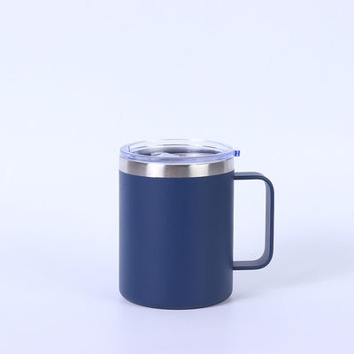 comprar Logotipo personalizado Impreso Taza de acero inoxidable 12oz Double Wall Tumbler Taza de viaje de café con tapa y mango online manufacture