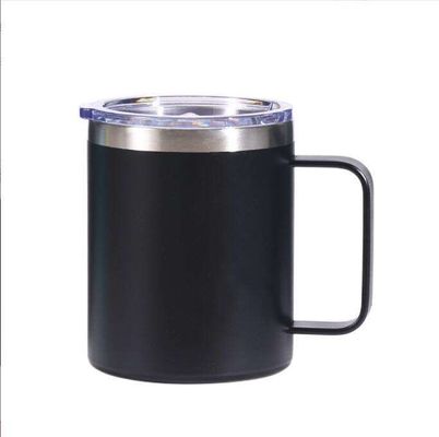 comprar 14 oz de acero inoxidable de viaje tumbler aislado taza de café logotipo personalizado taza de vino de vacío taza de café con mango online manufacture