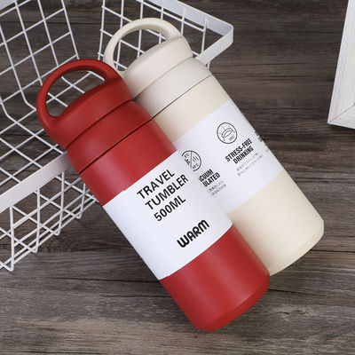 comprar 500 ml de vasos portátiles de agua para viajes con infusora de té botellas de café aisladas de acero inoxidable estilo japonés online manufacture