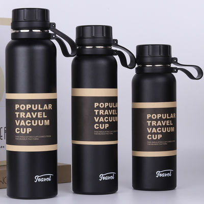 comprar Botella de agua de acero inoxidable de doble pared con vacío personalizado con tapas con diseño de logotipo online manufacture