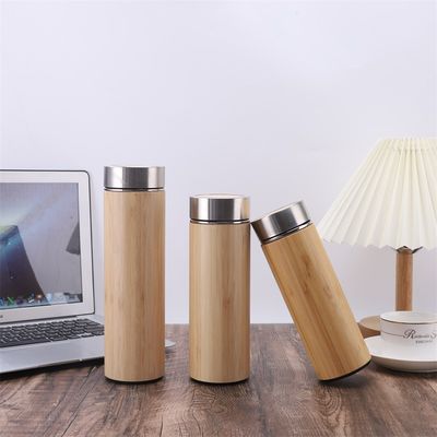 comprar Termoso de bambú de primera calidad con infusor de té para té suelto 12 oz - Conjunto de regalos de té - Botella de agua aislada / tumbler de café helado - Regalos únicos para mujeres, regalos online manufacture