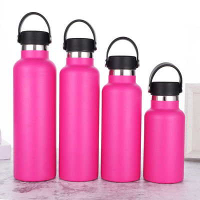 comprar Botella de agua de acero inoxidable aislada de vacío de boca ancha con tapa cerrable a prueba de fugas para bebidas de agua fría, deportes, viajes, automóviles y escuelas online manufacture