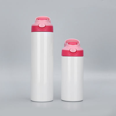 comprar 12 Oz Para Niños Sublimación Tumbler Sublimación Sippy Taza en blanco de acero inoxidable Sublimación Botellas de agua en blanco de doble pared aislada para niños Tumbler para viajes online manufacture