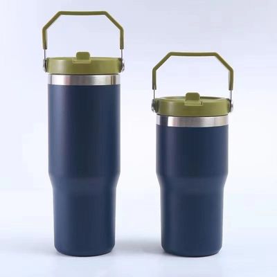 comprar 30 oz Tumbler con tapa de paja Vacuo sellado Taza aislada Reutilizable botella de agua de acero inoxidable Trave para agua, té helado o café online manufacture