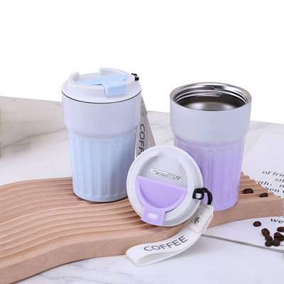 comprar Taza de café de acero inoxidable con pantalla digital, aislamiento al vacío de doble pared online manufacture