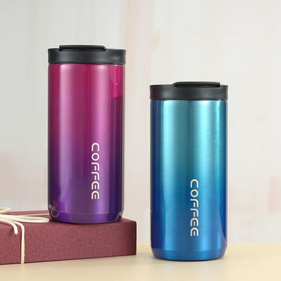 comprar Taza de café de doble pared de acero inoxidable con aislamiento térmico de viaje de vacío Taza de café, reutilizable, de doble pared, bebidas calientes y frías Taza de viaje, a prueba de derrames, hogar, oficina y uso al aire libre online manufacture