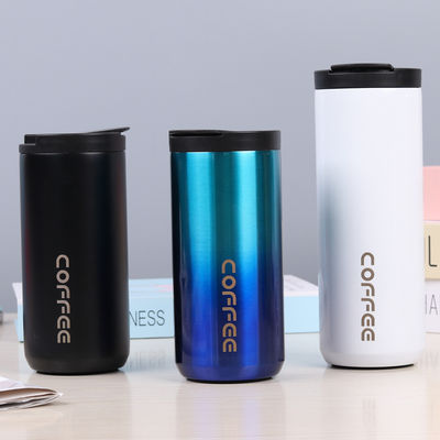 comprar Taza de viaje Taza de café caliente Taza de viaje Vacuo Taza de café aislada con tapa de tornillo a prueba de fugas Taza de café Mantener caliente o frío Para bebidas de café o té online manufacture