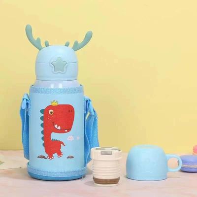 comprar Acero inoxidable 17 Oz Unicorn Cups para Niños Bottle de agua aislada linda con correa de paja Flask a prueba de fugas para niños y niñas online manufacture