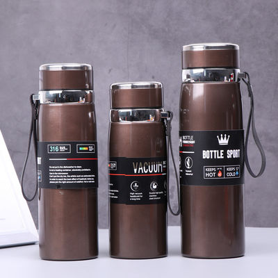 comprar Suministro exclusivo transfronterizo de 316 Thermos Mug de acero inoxidable Sling portátil caldera de viaje de gran capacidad botella de agua para deportes al aire libre lote online manufacture