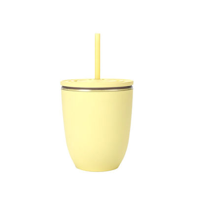 comprar mayorista Verano Taza de plástico de doble pared ligera de gran capacidad portátil de caucho recubierto con vehículo montado botella de agua de paja helada online manufacture