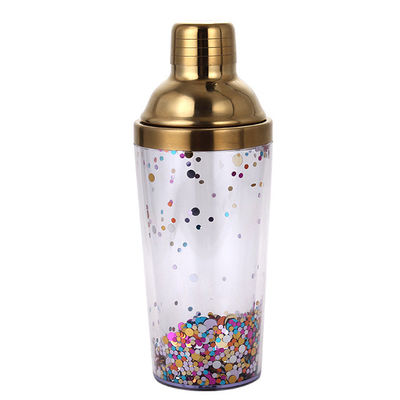 comprar Vidrio de acero inoxidable nuevo con escala grabada vidrio de mezclador de cócteles vidrio de té de leche 450ml online manufacture