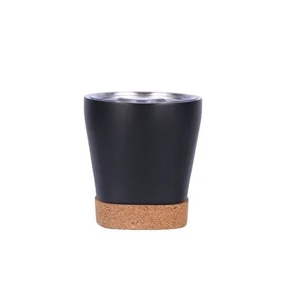 comprar Mesa Proteger 8 Oz Tumbler aislado de doble pared Tumbler de acero inoxidable Corcho Fondo Taza de café personalizada con tapa de filtro Conveniente y fácil de limpiar Fabricación en línea