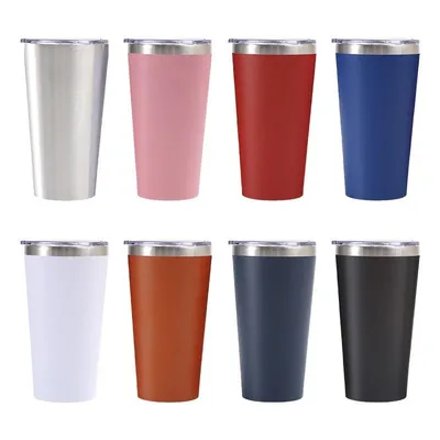 comprar 260/360/480/600/900ML Tumblers de acero inoxidable a granel con tapas Vacuo de automóvil Sus 304 Tumbler aislado con prueba de salpicaduras aplicado a la oficina del hogar Fabricación en línea