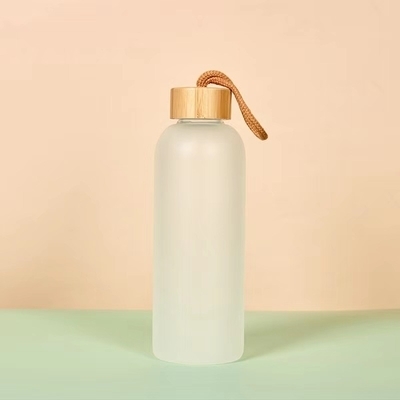 comprar Botella de agua de vidrio de 500 ml 750 ml de calidad superior botellas de bebidas deportivas personalizadas con manga de silicona elegante y práctica para cualquier actividad diaria en interiores y exteriores online manufacture