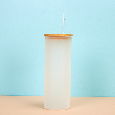 comprar Botella de agua de vidrio de borosilicato de cristal de 16 oz con tapa de bambú y paja regalo de diseño único para la mejor amiga de la hija online manufacture
