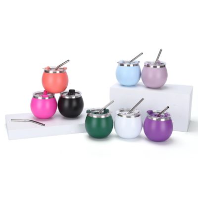 comprar Taza aislada de acero inoxidable 304 de Amazon transfronteriza, mini taza de cáscara de huevo brasileña y argentina, taza de mate portátil para exteriores Fabricación en línea