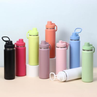 comprar Amazon transfronterizo de acero inoxidable 304 de 18 oz, 32 oz, 24 oz, Olla espacial de onzas, Olla de montañismo portátil para deportes y conservación del calor Fabricación en línea