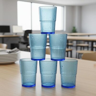 comprar Vaso de plástico reutilizable y apilable fabricado con materiales libres de BPA, ideal para oficinas, escuelas y establecimientos de hostelería Fabricación en línea
