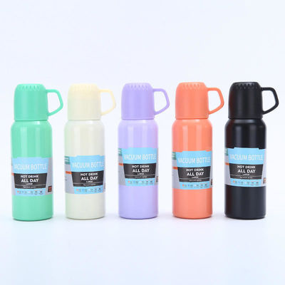 Botella de agua aislada al vacío Termo con taza 648ml / 22oz de acero inoxidable Botellas de agua térmica Termo de agua Flasca Termo para bebidas calientes y frías Agua de café