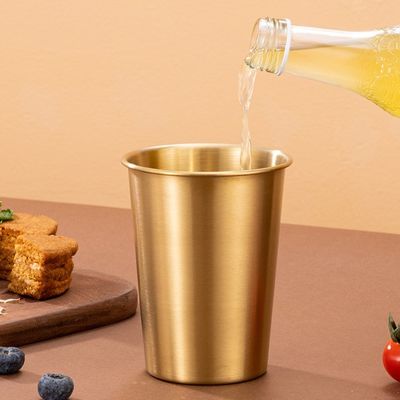 16 onzas de acero inoxidable Pint Cup Conjunto de 4 saludables inmuebles inmuebles para beber copas de cerveza taza para el bar casa al aire libre