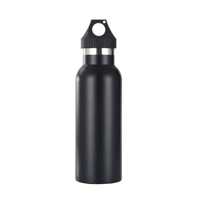 Botellas de agua de aluminio de 20 oz a granel, botellas de agua reutilizables, deportivas de aluminio ligeras a prueba de fugas con tapa de rosca, hebilla para gimnasio, senderismo, ciclismo, camping, pesca