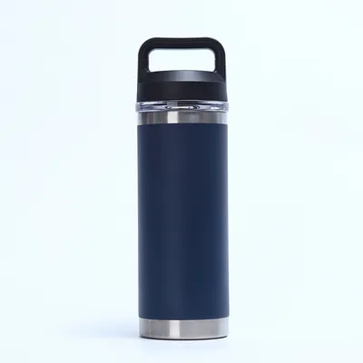 Botella de agua estándar de acero inoxidable de 27 oz botella de vacío de doble pared con mango de transporte cómodo agua fría caliente 24 horas para gimnasio viajes ejercicio al aire libre
