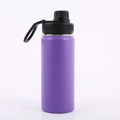 Botella de agua aislada de 18 oz, 22 oz, 24 oz, 32 oz, 40 oz con tapa de chorro, tapa de paja