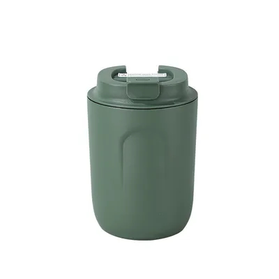 Taza de café de acero inoxidable Taza de viaje Taza de vacío de doble pared Taza de vacío reutilizable Taza de tumbler para automóvil Termos con tapa para mantener el café caliente / helado