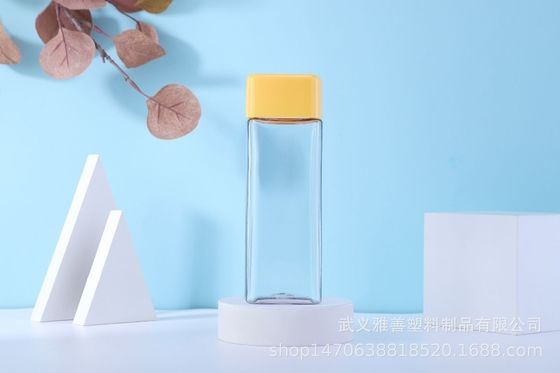 Fábrica de venta al por mayor Cuadrado 500ML Tazas de agua al aire libre con chorro de té para elaborar té PAS Tazas de agua certificadas GRS