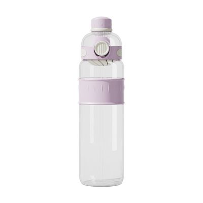 Botella de agua de plástico de Tritán de varios colores de 750 ml/1000 ml con paja, portátil, con tapa ascendente, botella de agua con separación de agua de té, sin fugas, fácil de limpiar